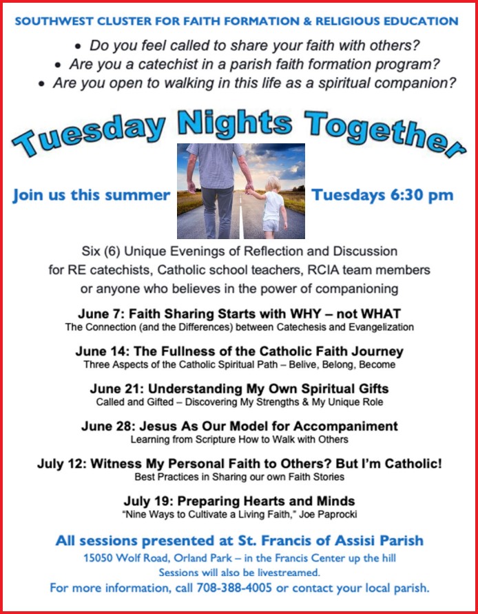 Saint Linus Catholic Church Southwest Clister For Faith Formation and