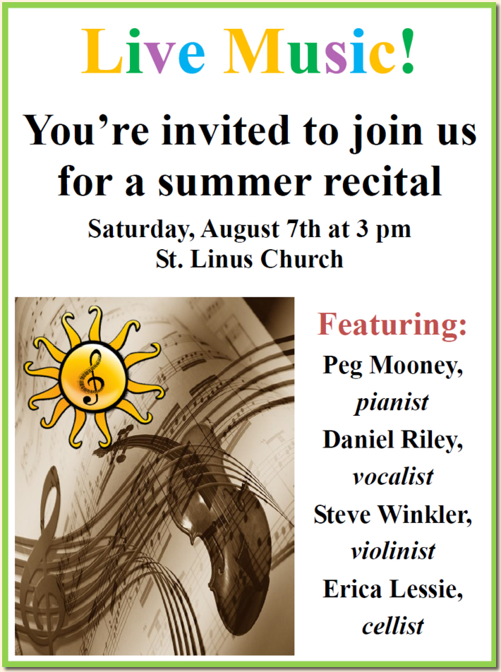 Saint Linus Catholic Church - Summer Recital