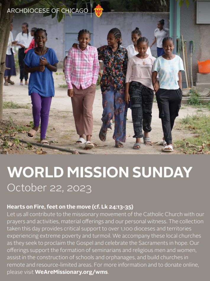 Saint Linus Catholic Parish World Mission Sunday Collection
